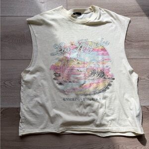 Men’s Medium Zara Tank Top with Los Angeles Print